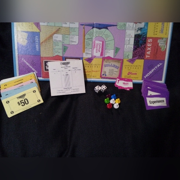 Vintage Careers for Girls Board Game 1990 Parker Brothers - Picture 3 of 7